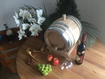 Preview: Weinfass Schnapsfass Lagerfass 10 Liter Holzfass neu